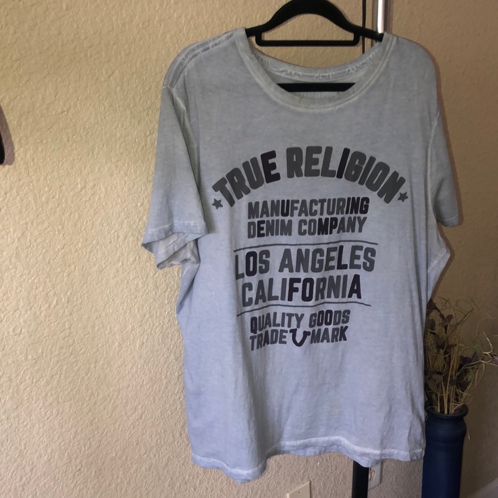 True Religion Mens Short Sleeves Shirt